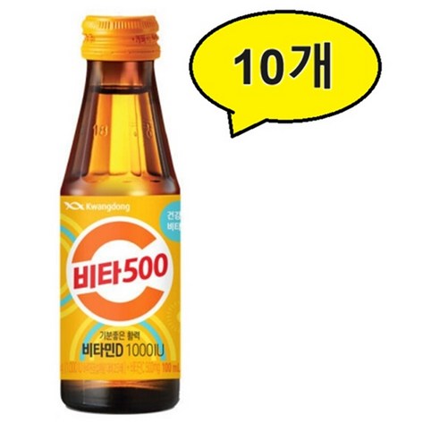 비타500 비타민D 음료 1000 IU, 10개, 100ml