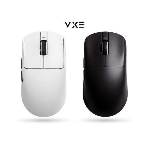 gx무선마우스 VXE R1-Pro 초경량 게임밍 마우스, 화이트, R1-Pro(화이트)