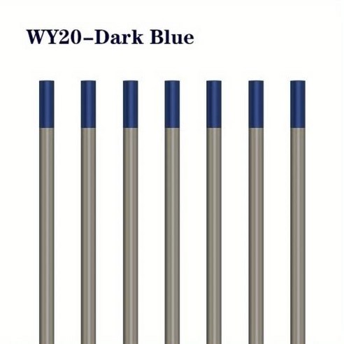 TIG WSME 슈퍼 용접기용 텅스텐 바늘와이어 전극 헤드 10 개, 2) WY20 Dark Blue - 10mm - 150