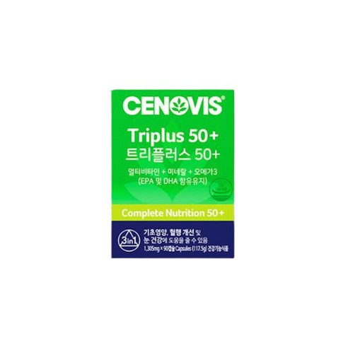 세노비스트리플러스맨 세노비스 트리플러스 50+ 1305mg, 90정, 1개 Best Top5