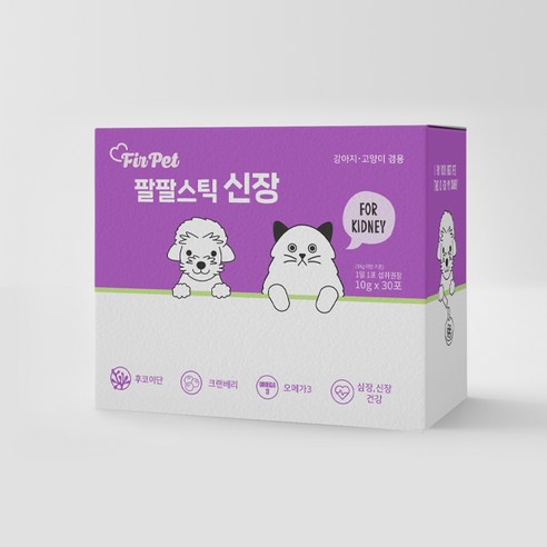 퍼펫 짜먹는 강아지영양제 팔팔스틱 30p, 30회분, 신장, 2개