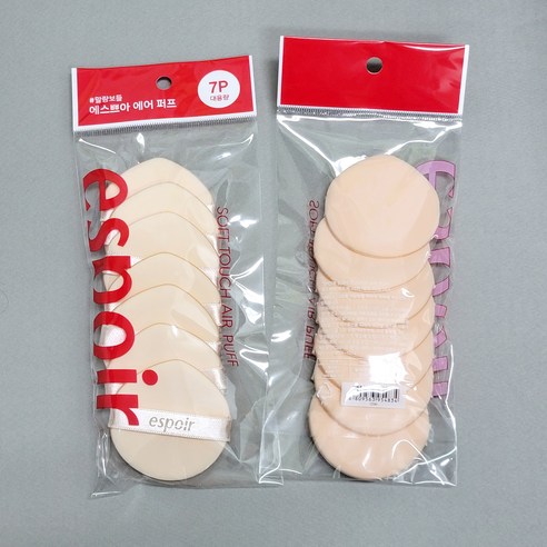 에스쁘아 소프트 터치 에어 퍼프 7p, 소프트터치, 2개