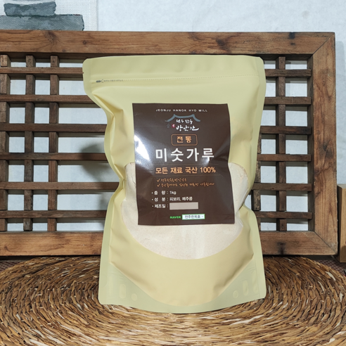 전주한옥효 국산전통미숫가루, 2개, 1kg