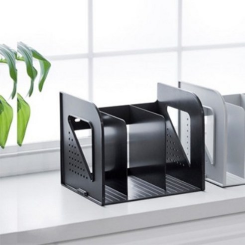 시스맥스 EL책꽂이 3단 (275x220x230mm), DARK GRAY