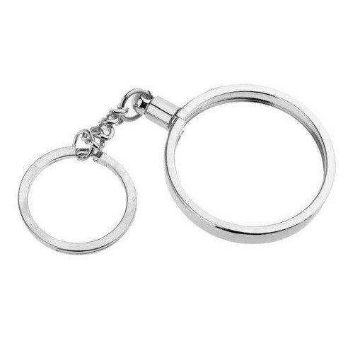 2x 키 체인 40mm 실버 그레이트 복구 선물 펜던트 키 장식 40mm 실버, 110x45x5mm, 설명