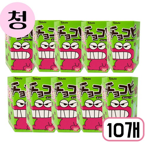 크레용 신짱 초코비 20g X 40개 1박스 짱구 과자 일본 수입과자