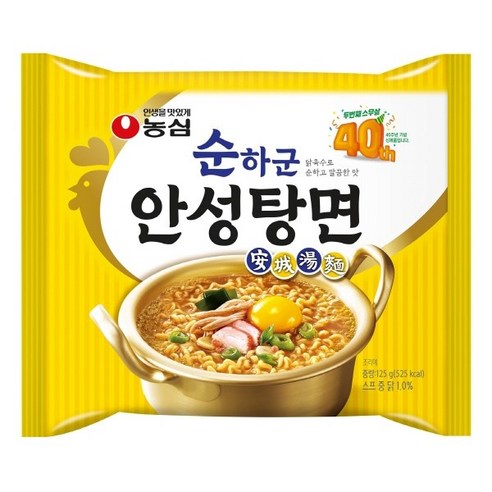 안성탕면 순하군 125g