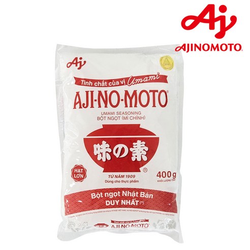 베트남 AJINOMOTO 아지노모토 조미료 / UMAMI MSG 감칠맛 미원, 400g, 1개