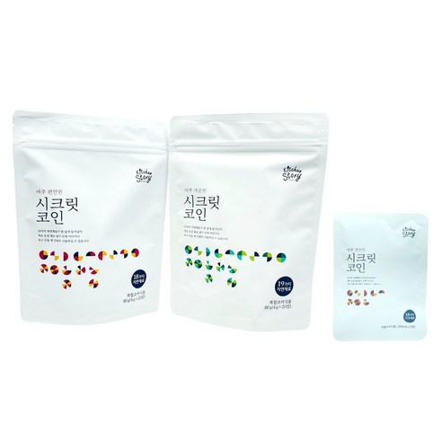 빅마마 이혜정의 시크릿코인 총205알(편안한맛 8팩+5알 +개운한맛 2팩, 팩 당 20알)