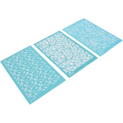 실크스크린 스텐실 재사용가능 상상력을 기르다 흥미로운 절묘한 폴리머 클레이 20320520