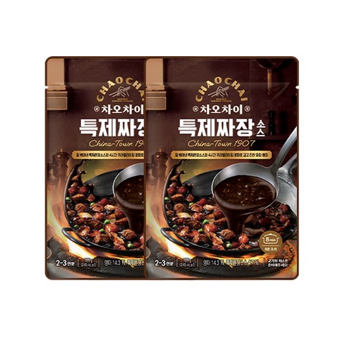 [메가마트]차오차이 특제짜장소스 165g, 2개