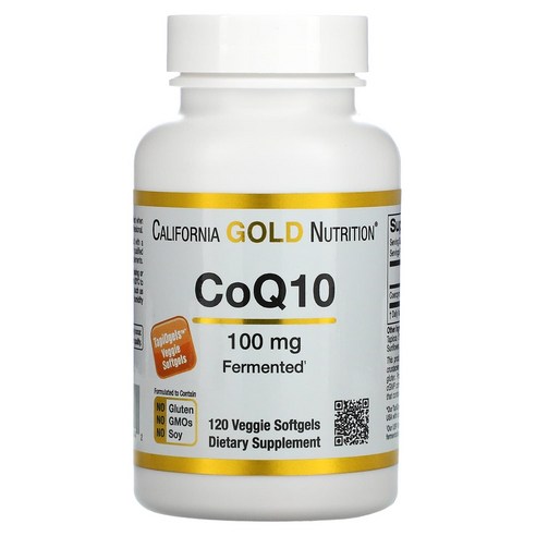 캘리포니아골드뉴트리션 CoQ10 100mg 베지 소프트젤 120정, 1개