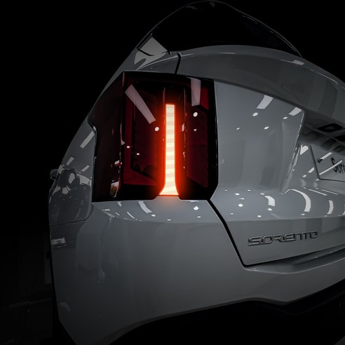 오토클럽에서 판매하는 2024 쏘렌토 페이스리프트 리어 램프 반사 스티커 튜닝 악세사리 차량 용품