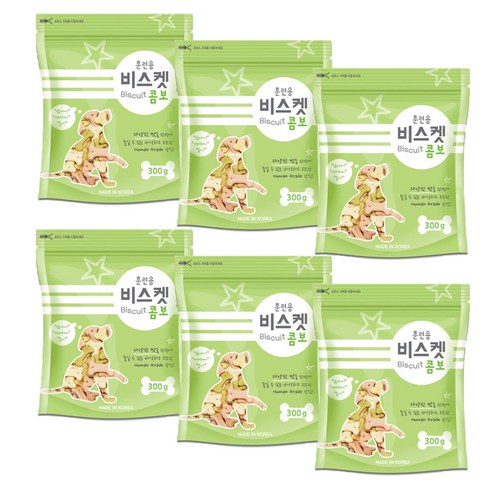 사랑하는 반려동물과의 행복한 훈련, 훈련용 비스켓 6팩 콤보로 완성하세요!