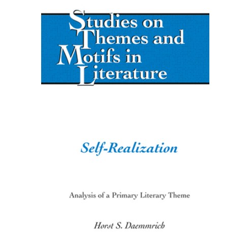 (영문도서) Self-Realization; Analysis of a Primary Literary Theme Hardcover, Peter Lang Us, English, 9781433187254