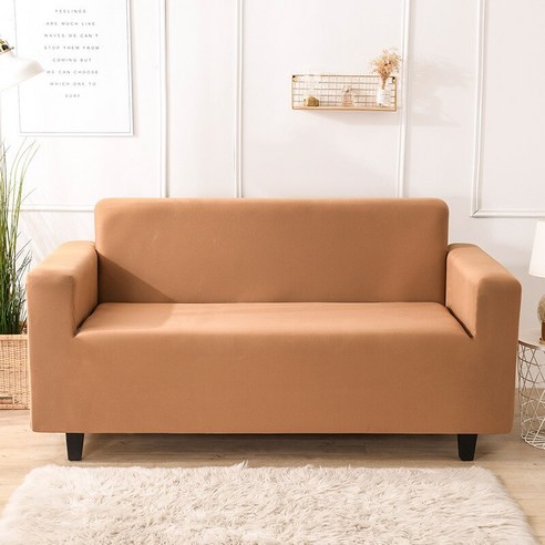 솔리드 컬러 소파 커버 코너 Chaise Longue 소파 Slipcovers 애완 동물을위한 탄성 소파 수호자 L 모양 의자 안락 의자 커버, 1pc 90-140cm, 06