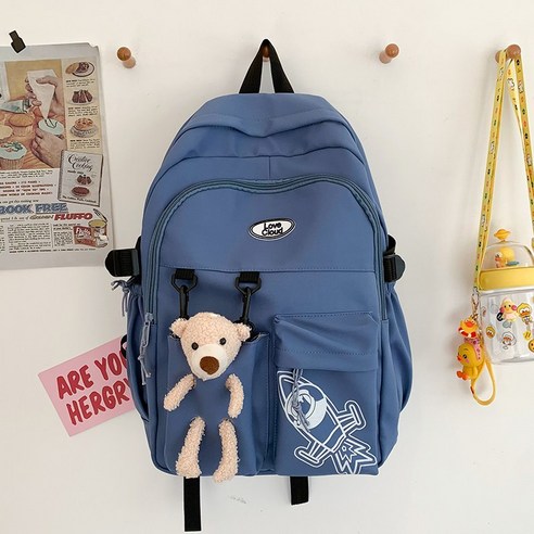 Fashion Backpack DFMEI 패셔너블한 대용량 백팩 여성 대용량 ins ind 어 ~ 배낭 숄더백