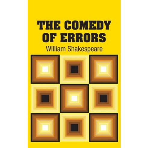 (영문도서) The Comedy of Errors Hardcover, Simon & Brown, English, 9781731703194