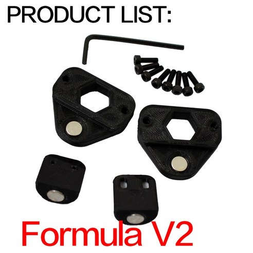 PODTIG Fanatec 범용 허브 918 RSR 포뮬러 원 마그네틱 시프터 모드, 공식, 1.FORMULA, 1개