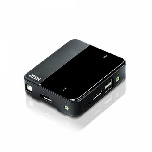 ATEN 2포트 USB DisplayPort KVM 스위치 CS782DP-AT, 1, 1개