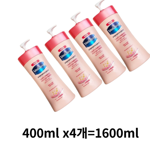 바세린 인텐시브 케어 헬씨 핸드 앤 스트롱거 네일 로션, 400ml, 1개