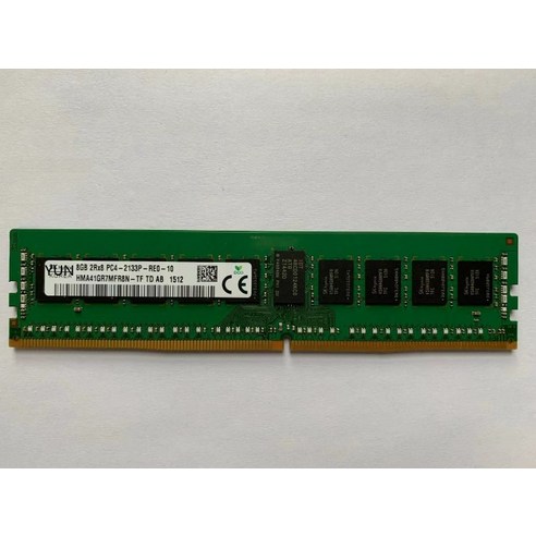 SK 하이닉스 HMA41GR7MFR8N-TF 8G DDR4 2Rx8 2133P ECC REG 서버 메모리 2개, 01 2개