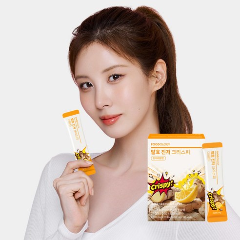 푸드올로지 발효 진저 크리스피 카페인제로, 20회분, 6개