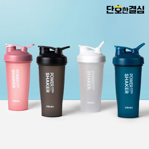 단호한결심 쉐이커 헬스 운동 스포츠 프로틴 쉐이크통 텀블러 600ml, 퓨어화이트, 1개