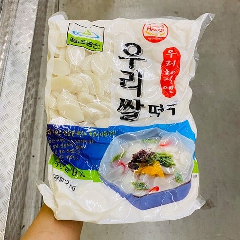 칠갑 우리쌀 떡국떡 2kg (기프티콘 증정), 1개