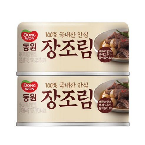 동원 100% 국내산 안심 장조림, 135g, 30개