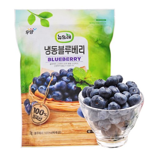 [뉴뜨레] 냉동 블루베리홀 1kg