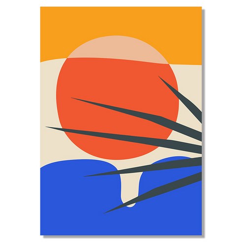 일출 장면 다채로운 캔버스 회화 아트 포스터 거실 홈 장식 Frameless 그림 코어, K047-5, 10X15cm만그림코어(frameless)