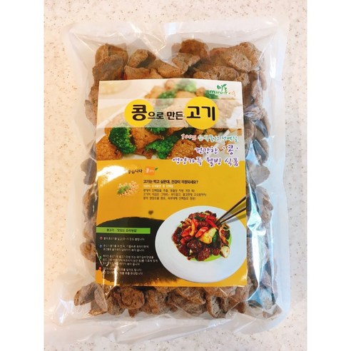 비건채식마켓_채식콩고기(불고기용) 200g, 1개