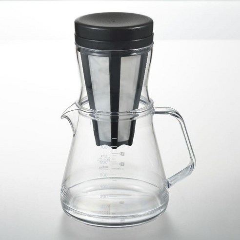 아케보노 커피 서버 스트롱 2웨이 드리퍼 세트 블랙, 1개, 750ml