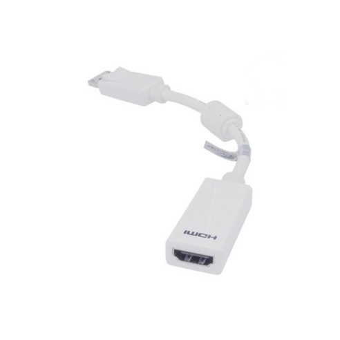 [강원전자] DisplayPort 1.1 to HDMI 1.3 변환케이블 DC-H2 [화이트/0.22m]