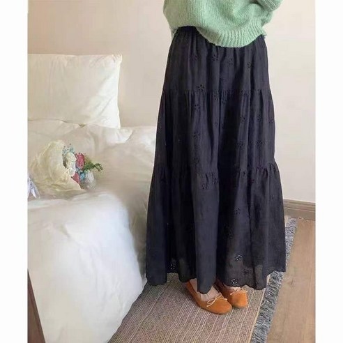 비러블리 레이스 캉캉 밴딩 스커트