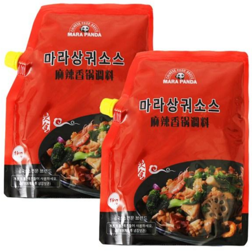 마라판다 마라샹궈소스 마라소스 마라롱샤 업소용 1kg, 8개