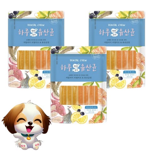 건강한 미소와 행복한 꼬리를 위한 선택, 네츄럴코어 가수분해 하루유산균 애견개껌
