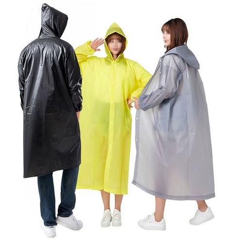 EVA우비 남녀공용 다회용 비옷 장마