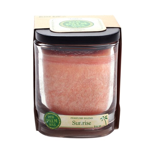 알로하베이 에코 팜 왁스 자캔들, Sunrise Deep Orange, 1개