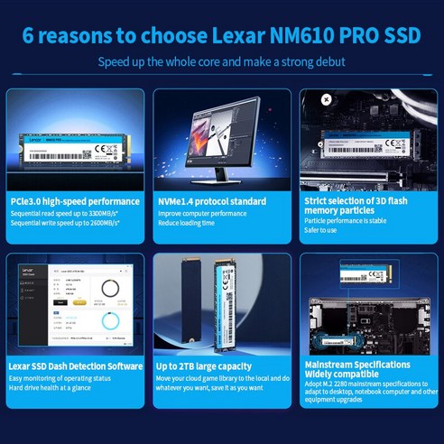 성능과 안정성을 겸비한 내부 SSD 하드 디스크