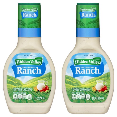 히든밸리 디 오리지널 랜치 드레싱, 236ml, 2개