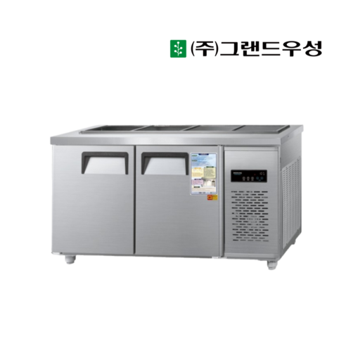 그랜드우성 CWSM-150RBT 아미냉장고 업소용반찬냉장고1500 (앞작업대) 내부스텐