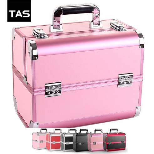 TAS 메이크업 박스, 블랙, 1개