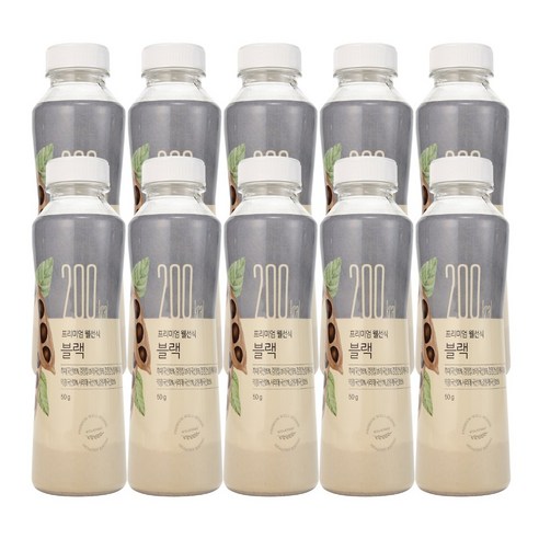 프리미엄 웰선식 블랙, 50g, 10개