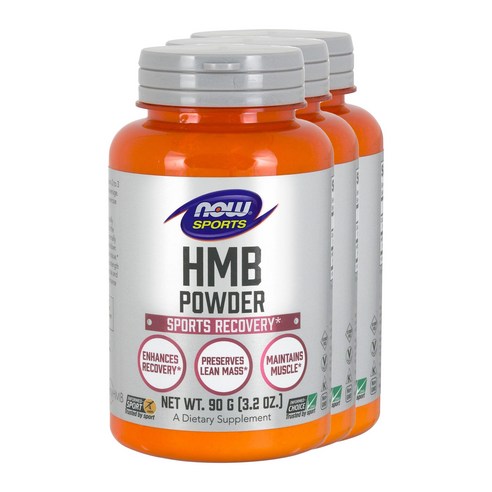 나우푸드 HMB 파우더, 90g, 3개