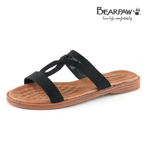 베어파우(BEARPAW) 루시(LUCI) 블랙 슬리퍼 K2090001NB-W