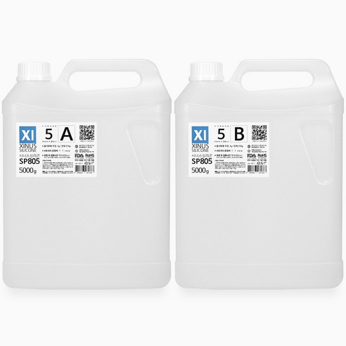 시너스 실리콘 몰드용 SP805 경도5, 1세트, 9L