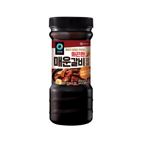 청정원 화끈한 매운갈비 양념, 840g, 1개