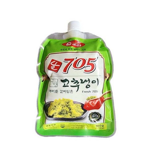 업소용 움트리 생705 생와사비 700g 냉동 연어 광어 참치 초밥 일식 횟집 향신료 식당용 고추냉이, 1개